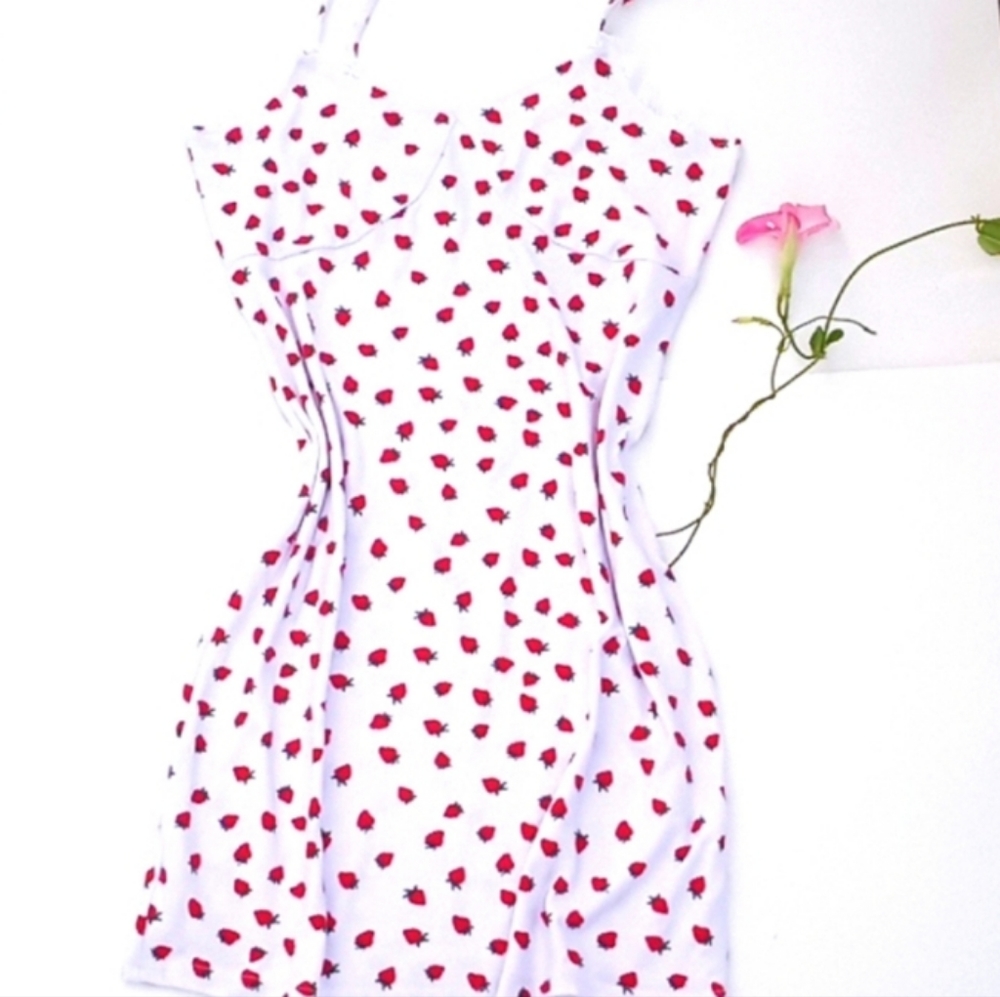 Strawberry Print Chemise